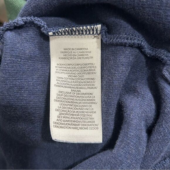 Polo Ralph Lauren Estate Rib Quarter Zip Pullover Sweater in Cruise Navy Size XL - Picture 8 of 10